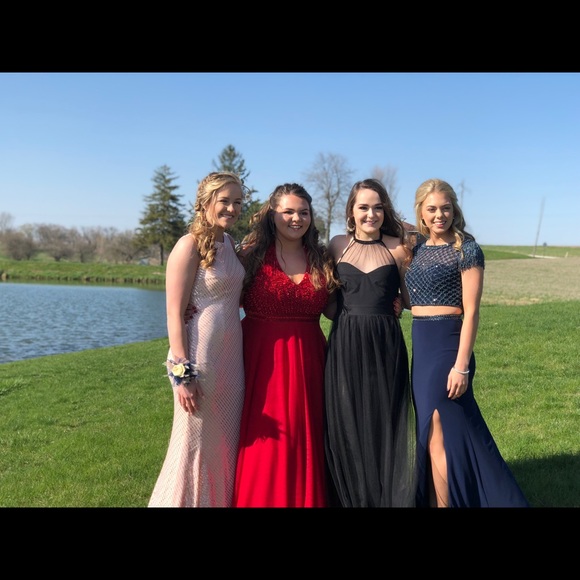 Blue Sherri hill dress - Picture 6 of 6